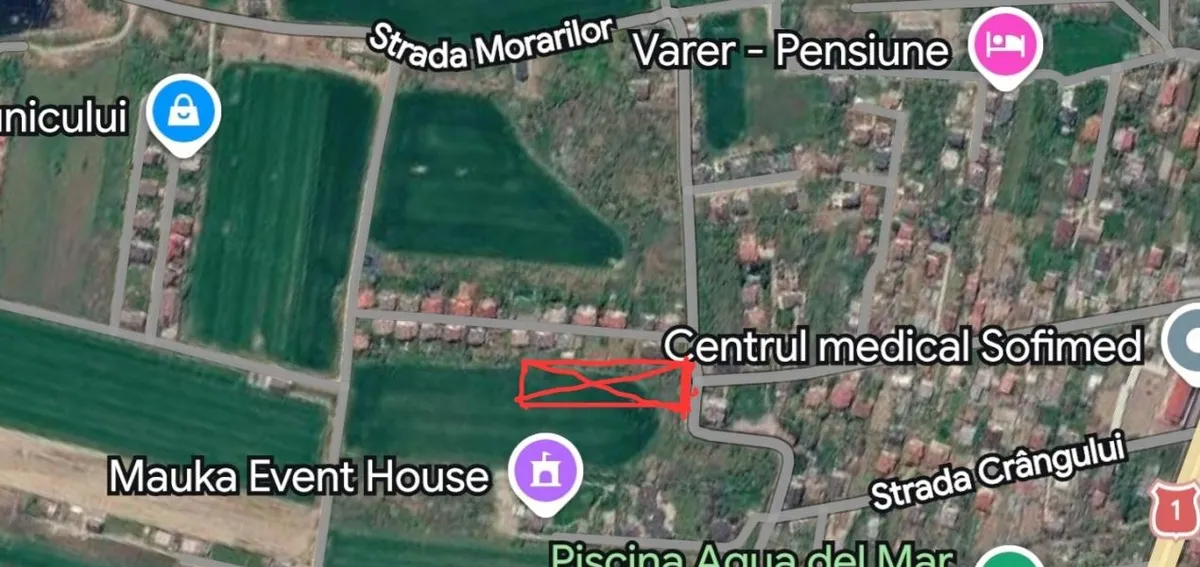Teren- 3917 mp Balotesti Morarilor Langa case si utilitati