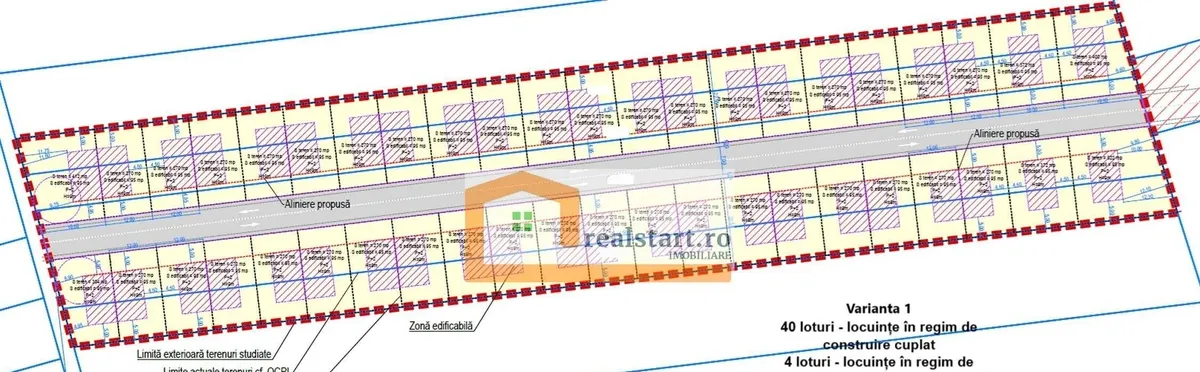 Investie Balotesti 15000mp intravilan D 54 7ml zona noua de case