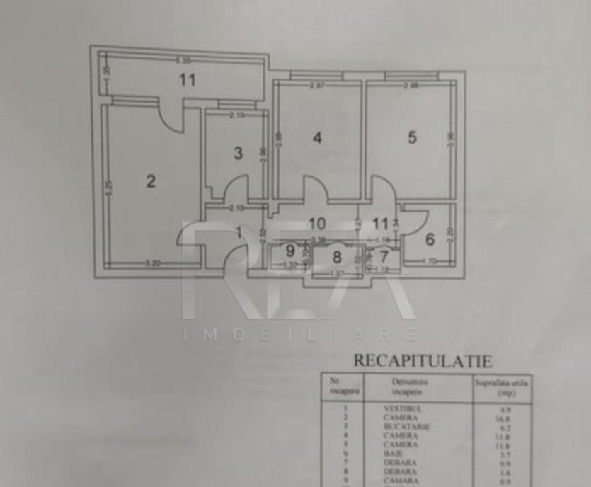 3 camere 8/9 Gorjului 70m metrou Piata Gorjului