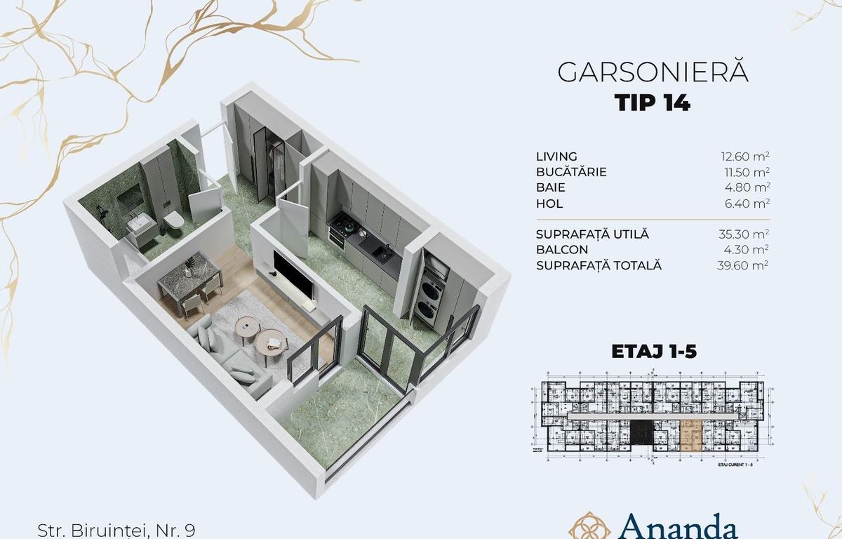 Ilfov Gars dec 40mp ideal investitie direct dezv /15min metrou Leonida