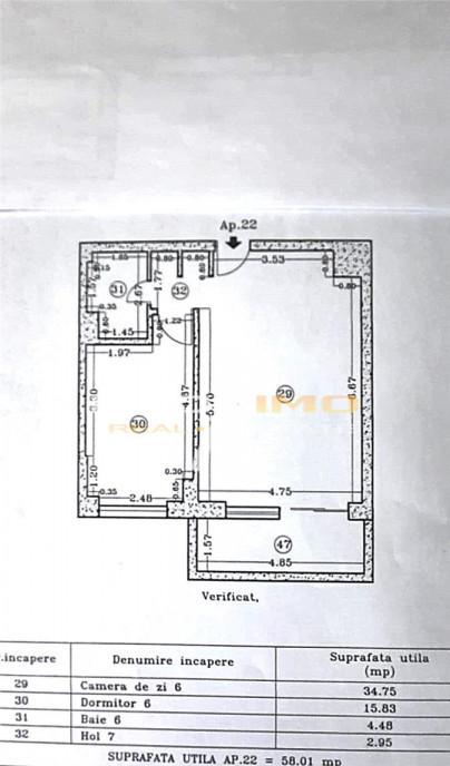 Apartament 2 camere su 66mp Statiunea Mamaia