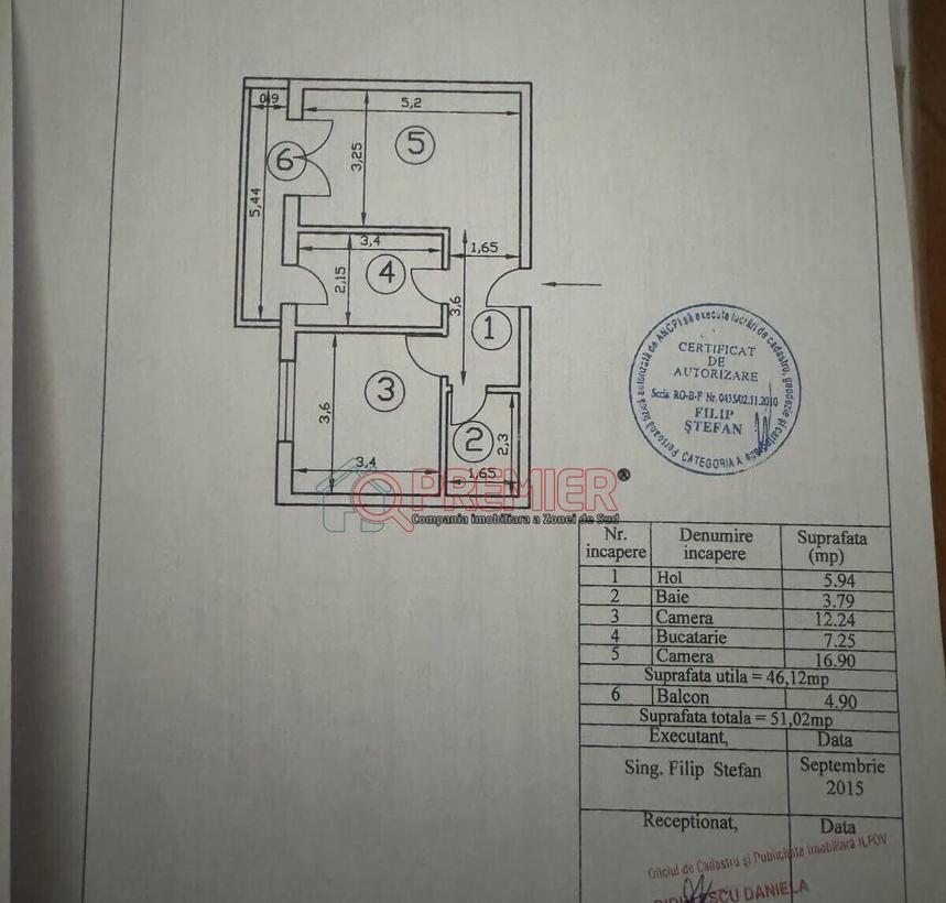 Echinoctiului apartament 2 camere Nou in piata