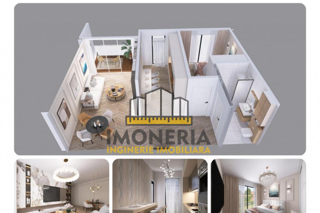 2 camere spatioase decomandate Bloc cochet