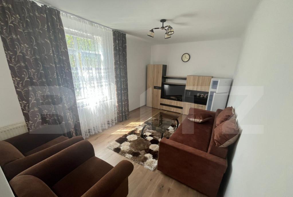 Apartament spatios 2 camere mobilat renovat complet - F