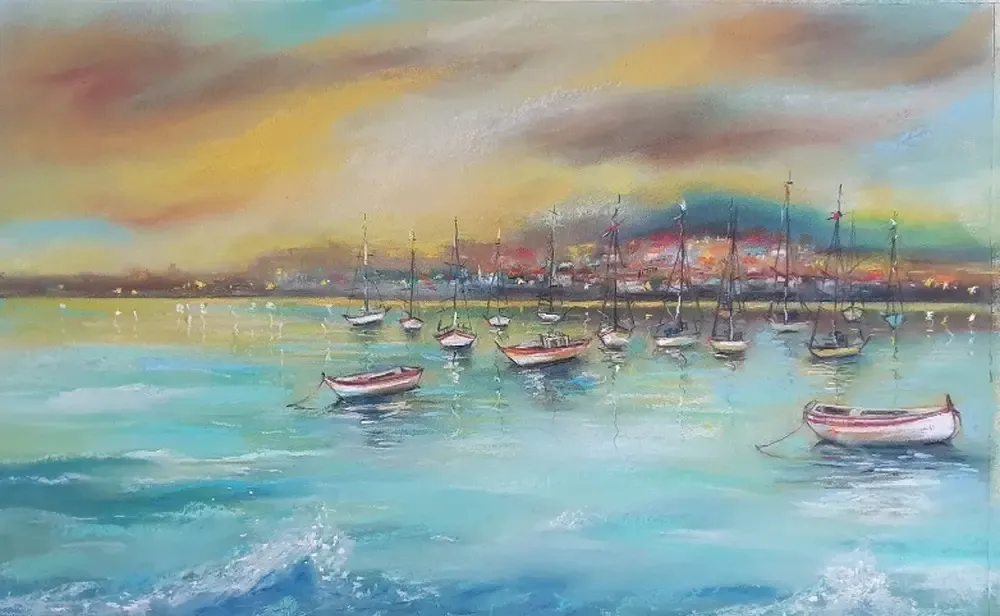 Tablouri in pastel cu peisaje