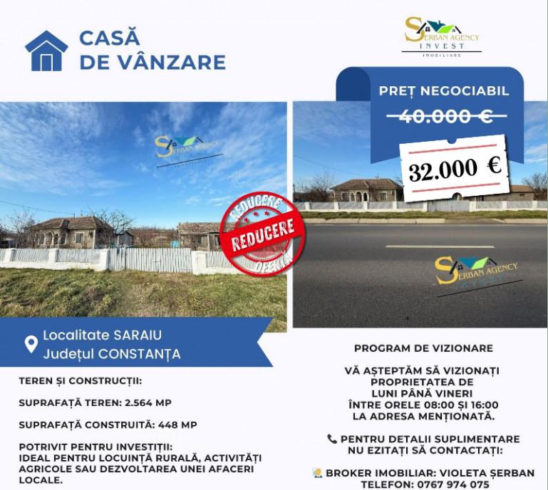 Afacere la cheie de vanzare in Saraiu