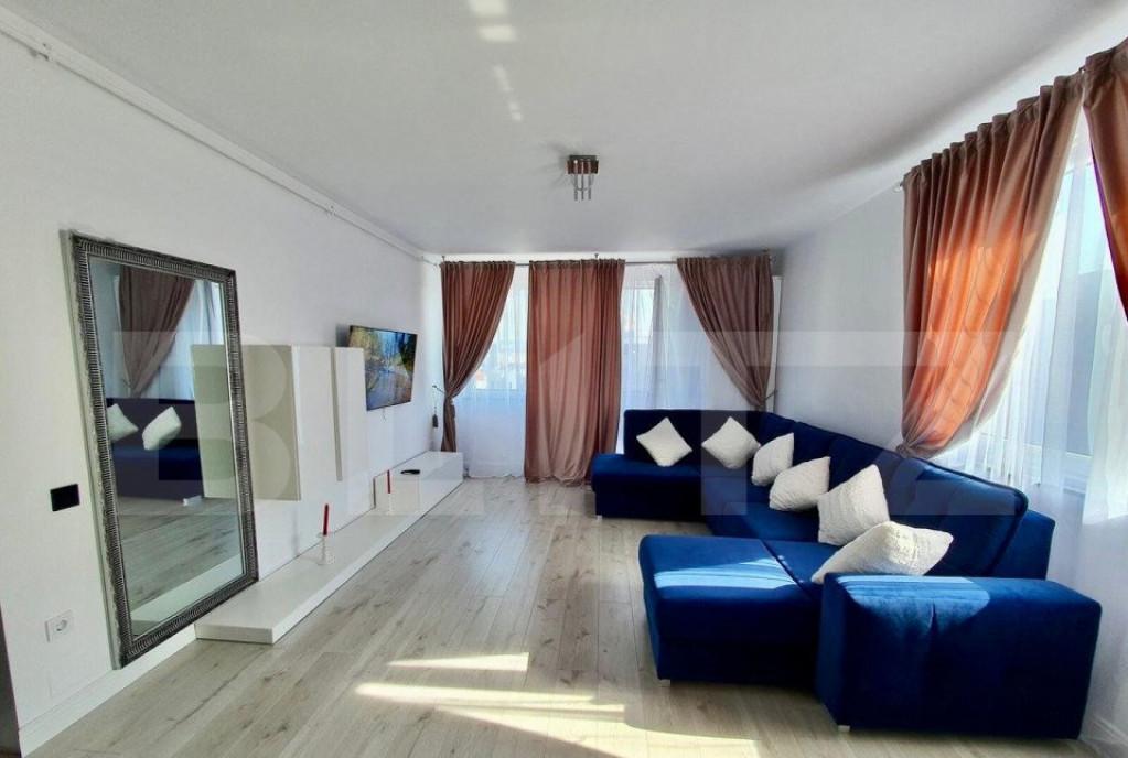 Apartament cu doua camere mobilat etaj 1 parcare zona T