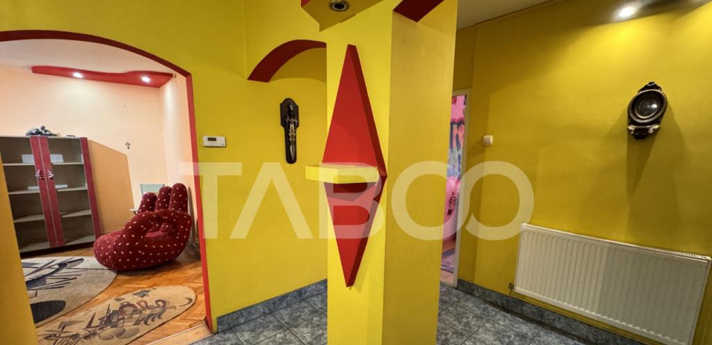 Apartament spatios cu 4 camere mobilat utilat 80mpu Turnisor