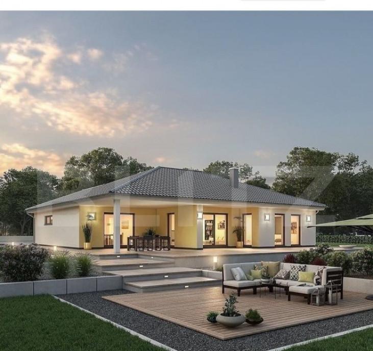 Casa moderna individuala parter 125 mp utili 980 mp t