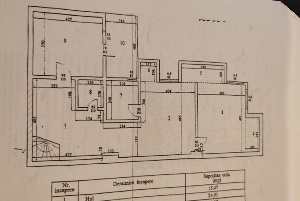 Casa 5 camere brancoveanu curte mansarda centrala