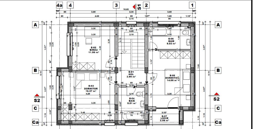 Vila P 1 4 Camere 3 bai Teren 235 mp
