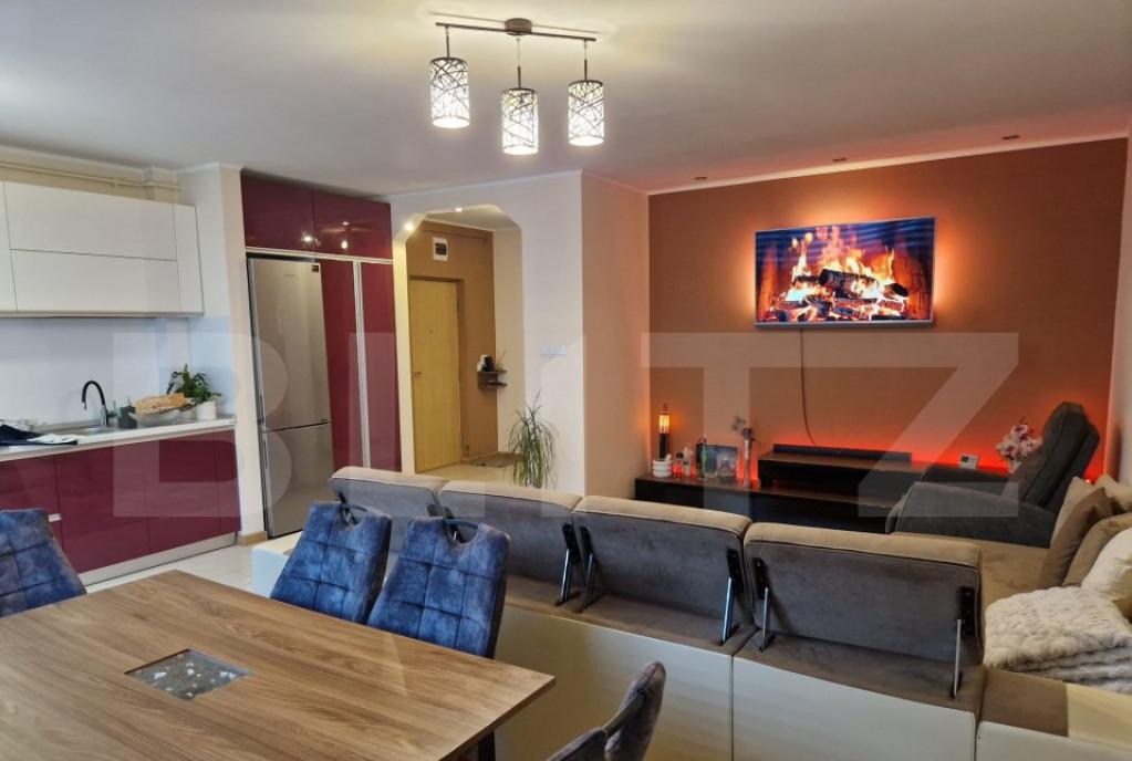 Apartament modern cu 3 camere 2 bai 85 mp 2 parcari zo