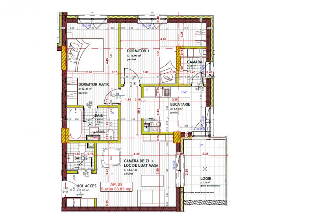 Apartamente 1 2 3 camere direct de la dezvoltator Floresti Tineretului
