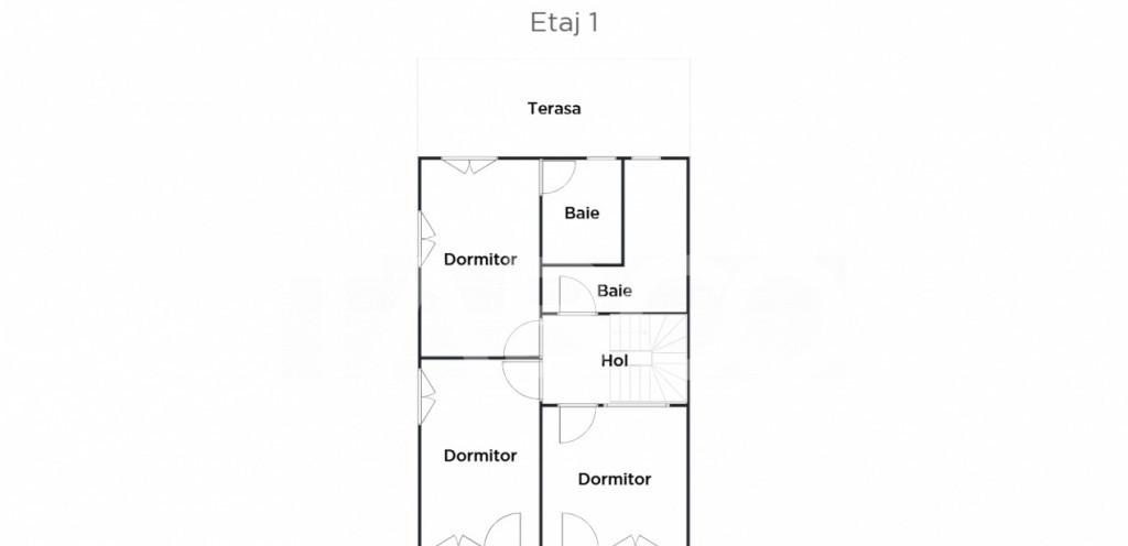 Casa 5 camere 3 bai pivnita terasa 2 porti de acces co