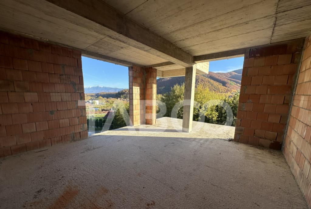 Vila premium Cisnadioara - panorama piscina infinity ter