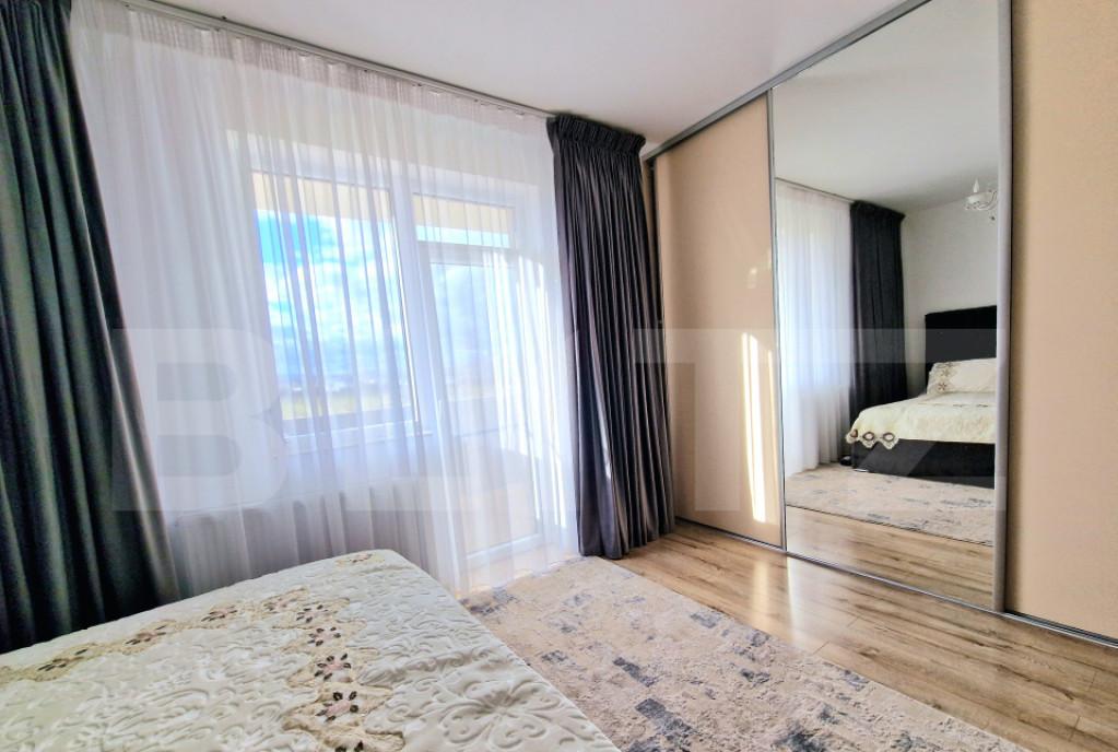 Apartament cu 3 camere 66mp mobilat modern terasa garaj