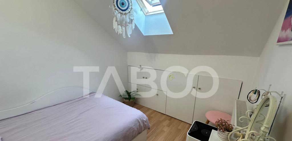 Apartament 80 mpu la mansarda mobilat utilat zona Rahovei Si