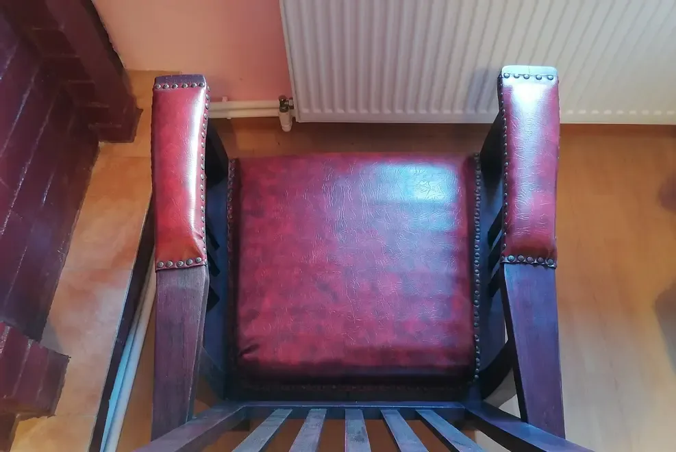 Fotoliu scaun vechi Mission Style unicat