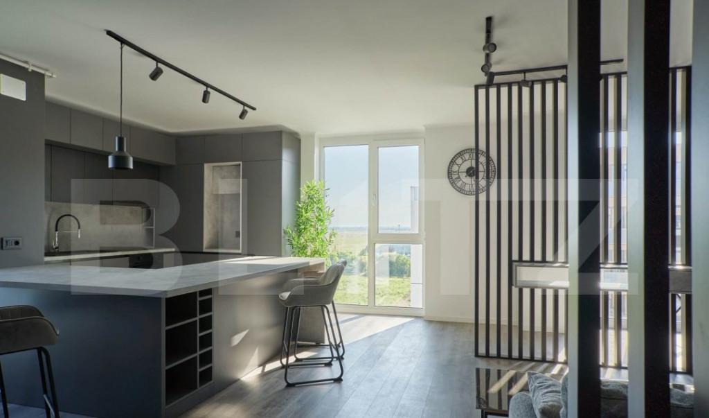 Garsoniera moderna cu vedere spre Tampa - gata de mut