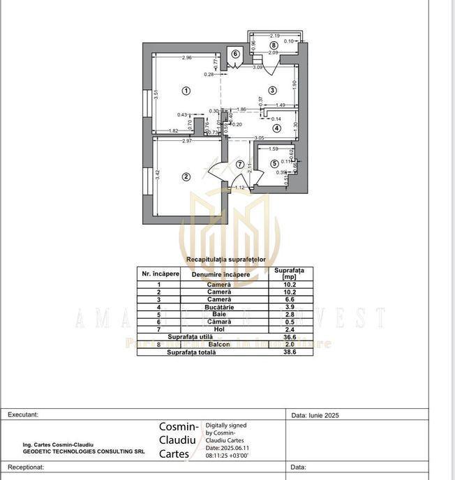 Apartament in Teiul Doamnei Nada Florilor 2 camere