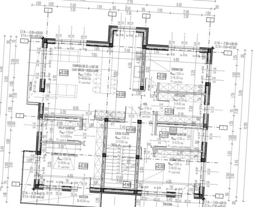 Apartament 4 camere 123 mp Terasa 21 mp Dressing Zona Ca