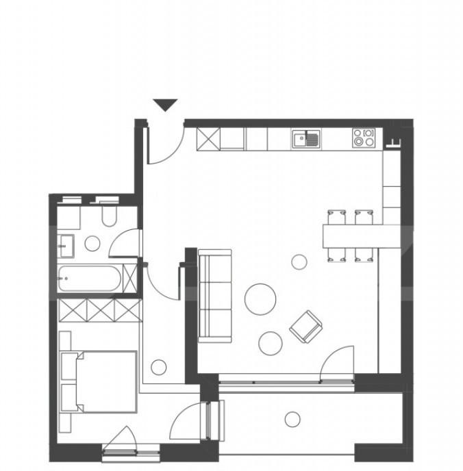 Somesului 15 Apartament 2 camere Semicentral