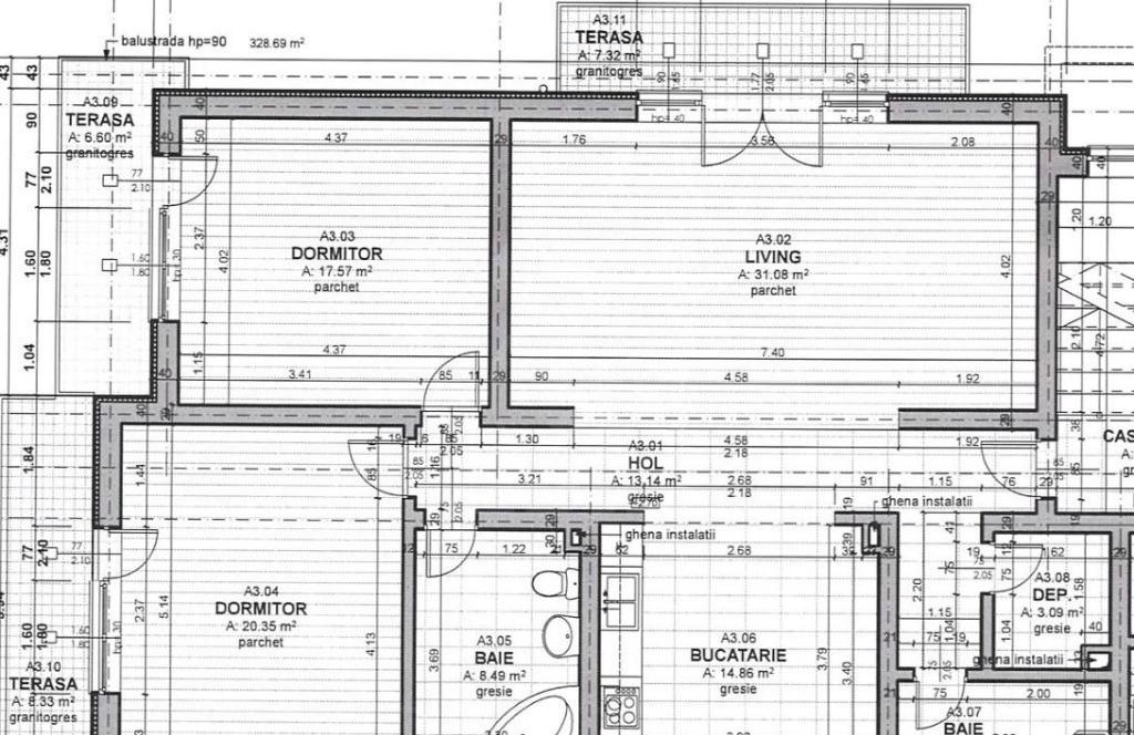 Apartament cu 3 camere - Zorilor Cluj Napoca Langa Sigma Center
