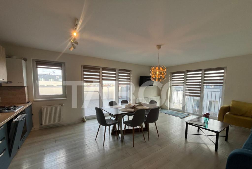 Penthouse 3 camre de inchiriat cu terasa generoasa si loc de