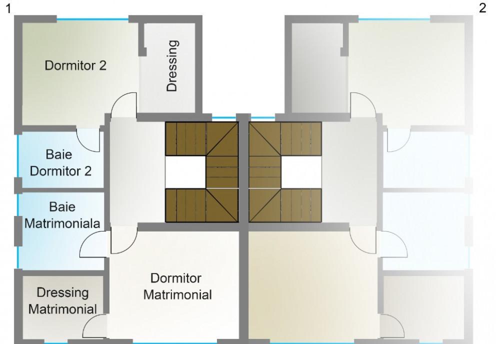 Duplex premium in Faget design modern