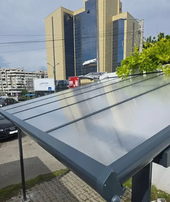 Terasa cu policarbonat