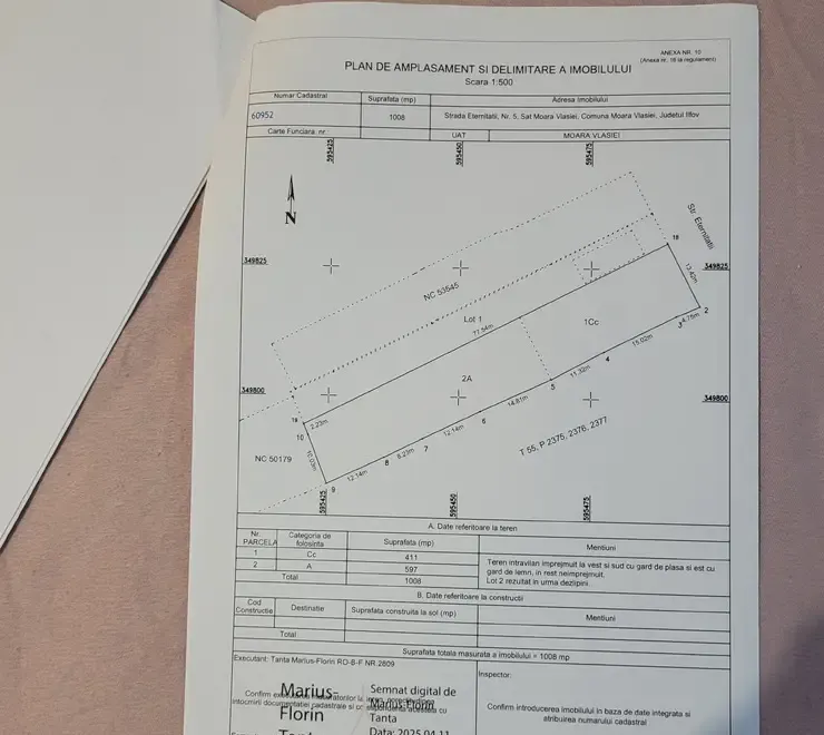 Teren de vanzare sau inchiriere