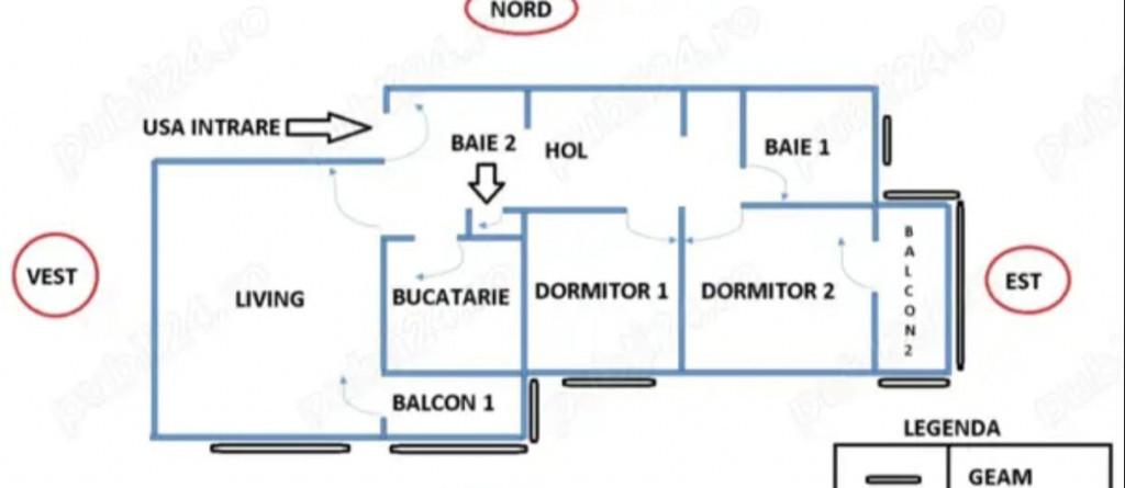Garsoniera 24mp zona Calea Baciului