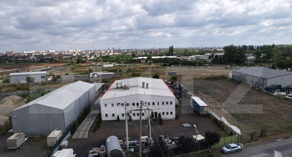 Hala de inchiriat 1070 mp platforma betonata 4500mp teren