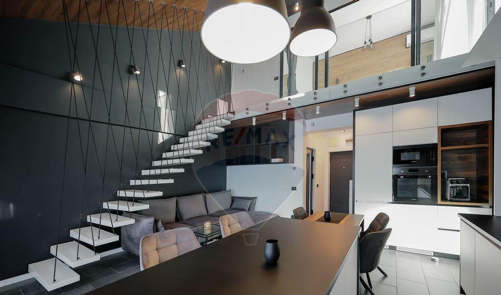 Penthouse tip Loft 3 camere pe doua niveluri cu teras