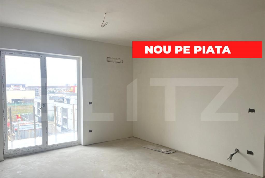 Apartament 2 camere semidecomandat 49 mp utili balcon z