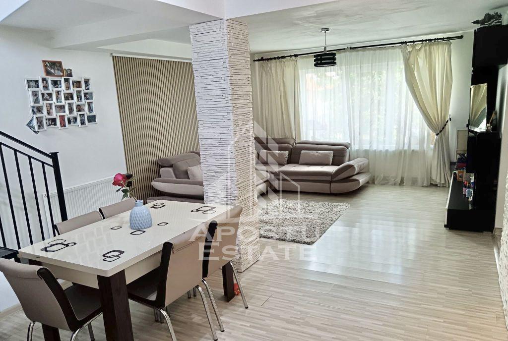 Casa cu 3 camere si 2 bai mobilata si utilata