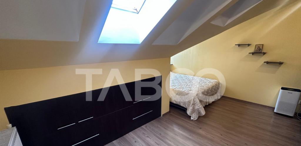 Apartament mobilat utilat 80 mpu la mansarda zona Rahovei Si