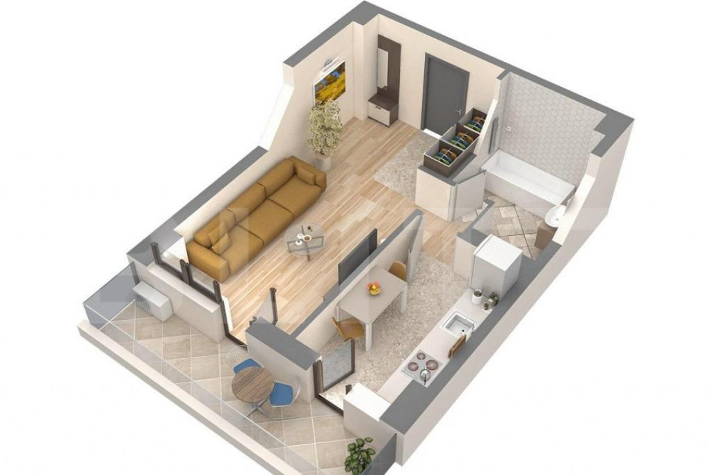 Proprietar garsoniera 17m et 3 Granit