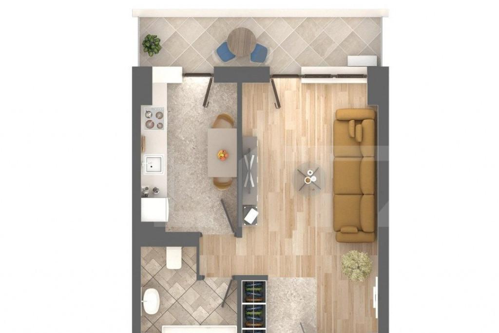 Proprietar garsoniera 17m et 3 Granit