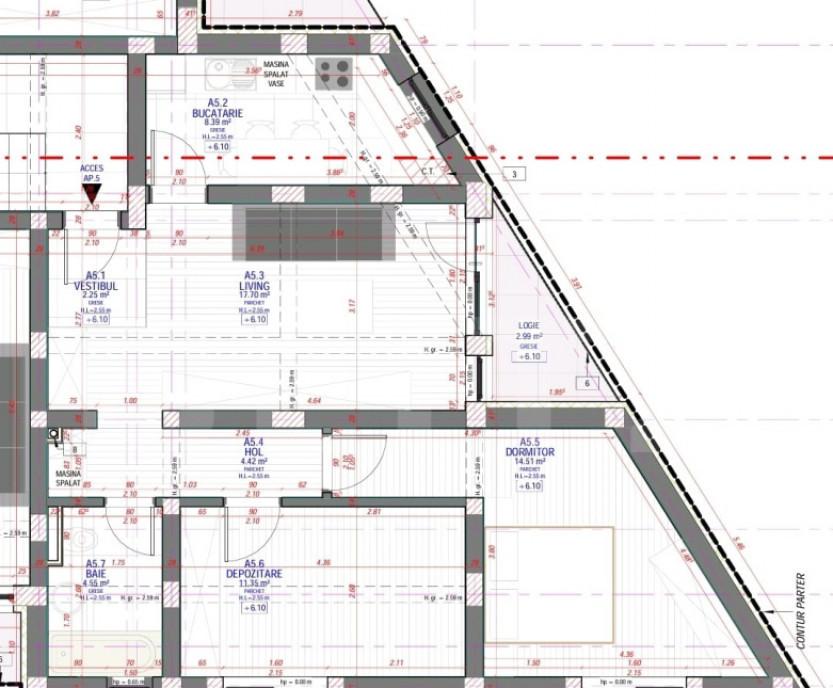 Apartament 3 camere Mehala Loc de parcare Inclus