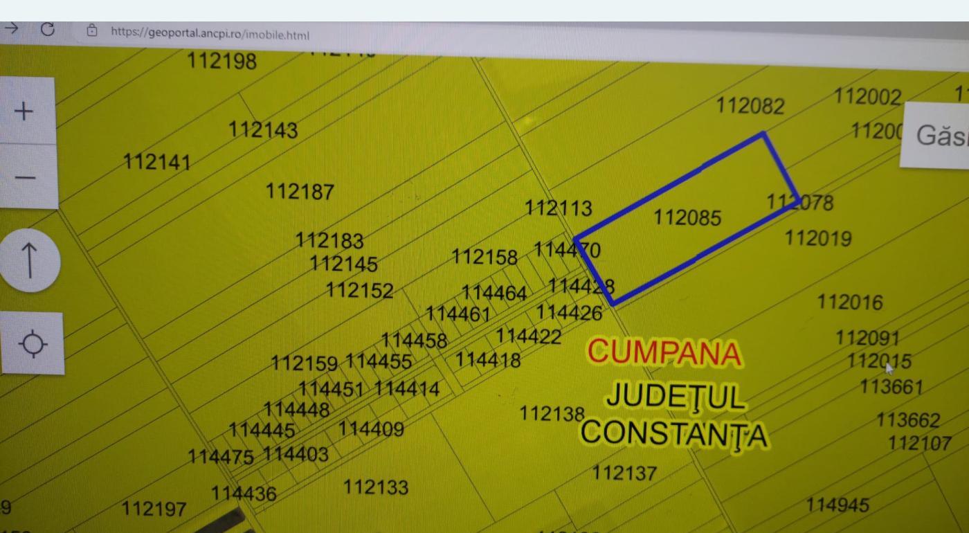 Vand teren extravilan 18 1 ha Cumpana Constanta