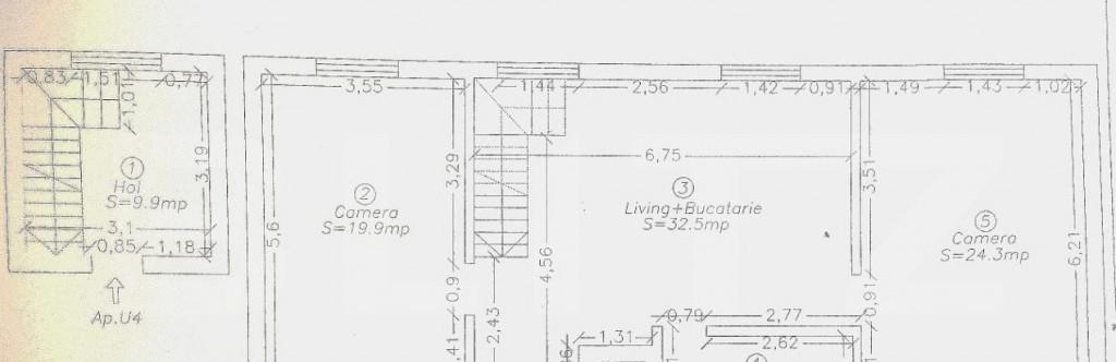 Apartament 3 camere 92 mp zona Simion Barnutiu