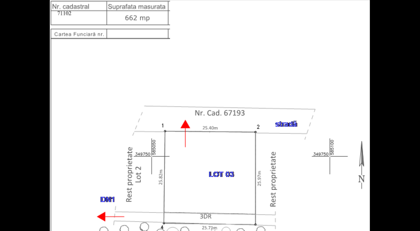 VANZARE 4 LOTURI TEREN SAFTICA NORD