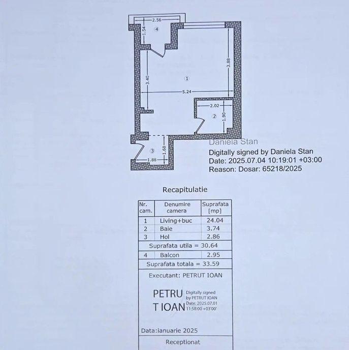 Garsoniera 34 mp Metalurgiei Bloc 2025 tva inlcus