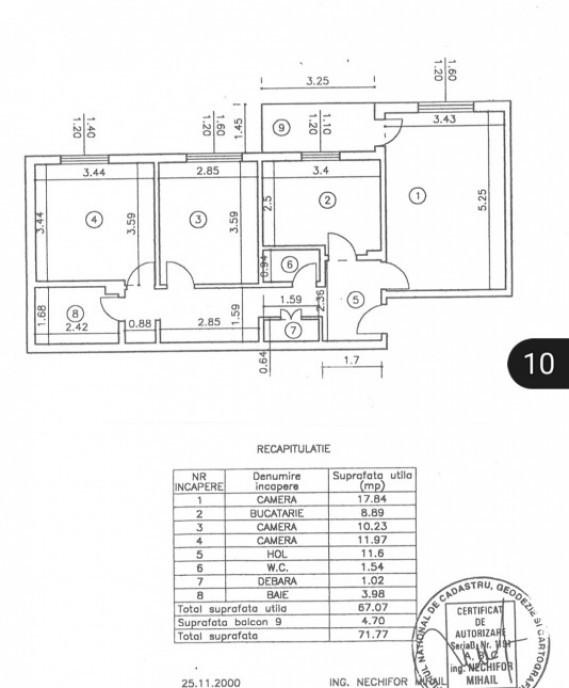 Apartament de vanzare 3 camere zona Canta Bariera bjatm