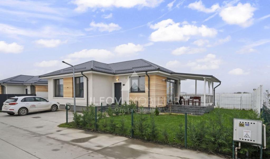 Casa pe parter Tunari 96mp lot 275mp 2 locuri parcare