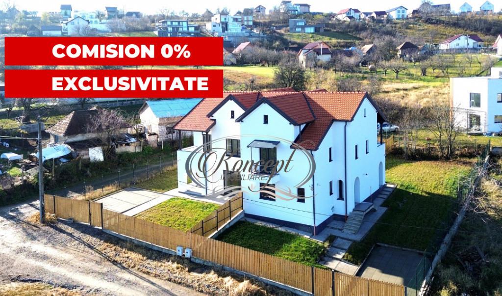 Duplex modern Feleacu cu vedere panoramica spre Cluj