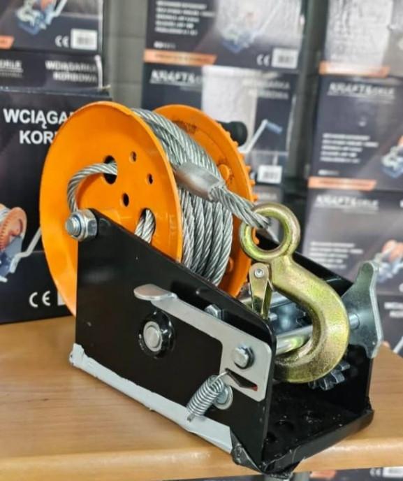 Troliu PROFESIONAL Auto 3500 lbs Platforma cablu otel 35 eur