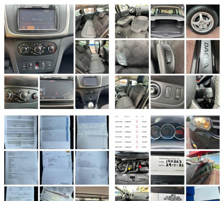 Dacia Logan MCV 1 5 factura af 2015 luna 06 clima navi nr rosii 5 030 eur