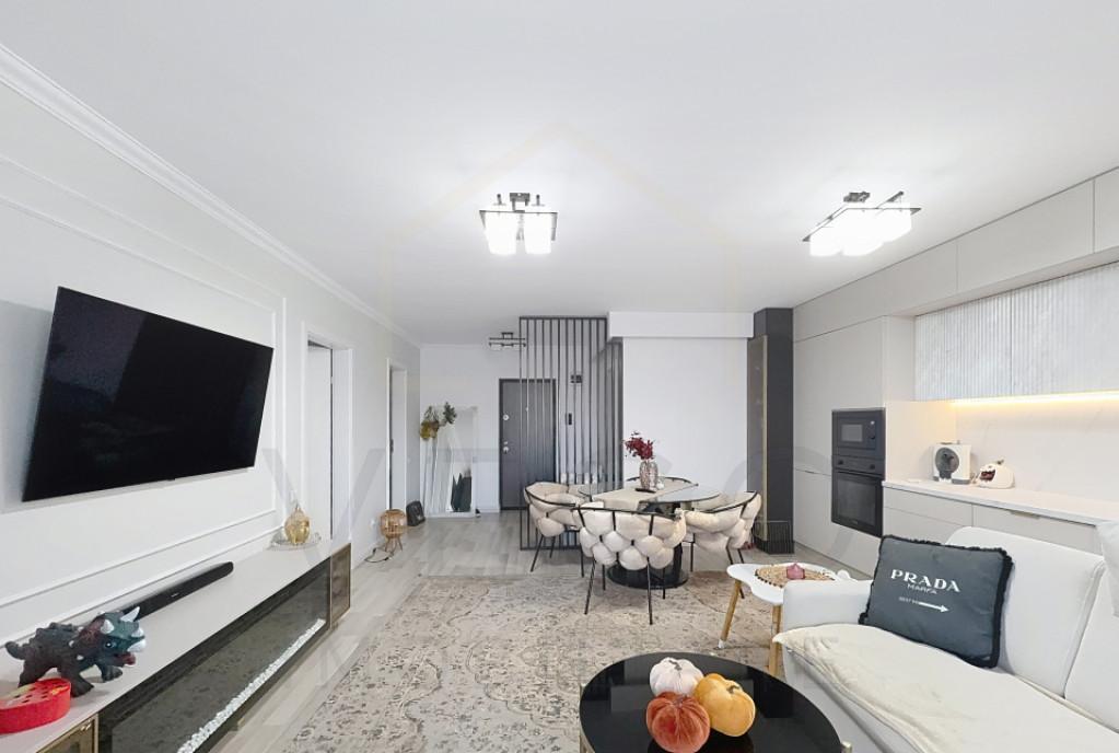 2 camere complet mobilat bloc nou 58 mp zona A Vlaicu